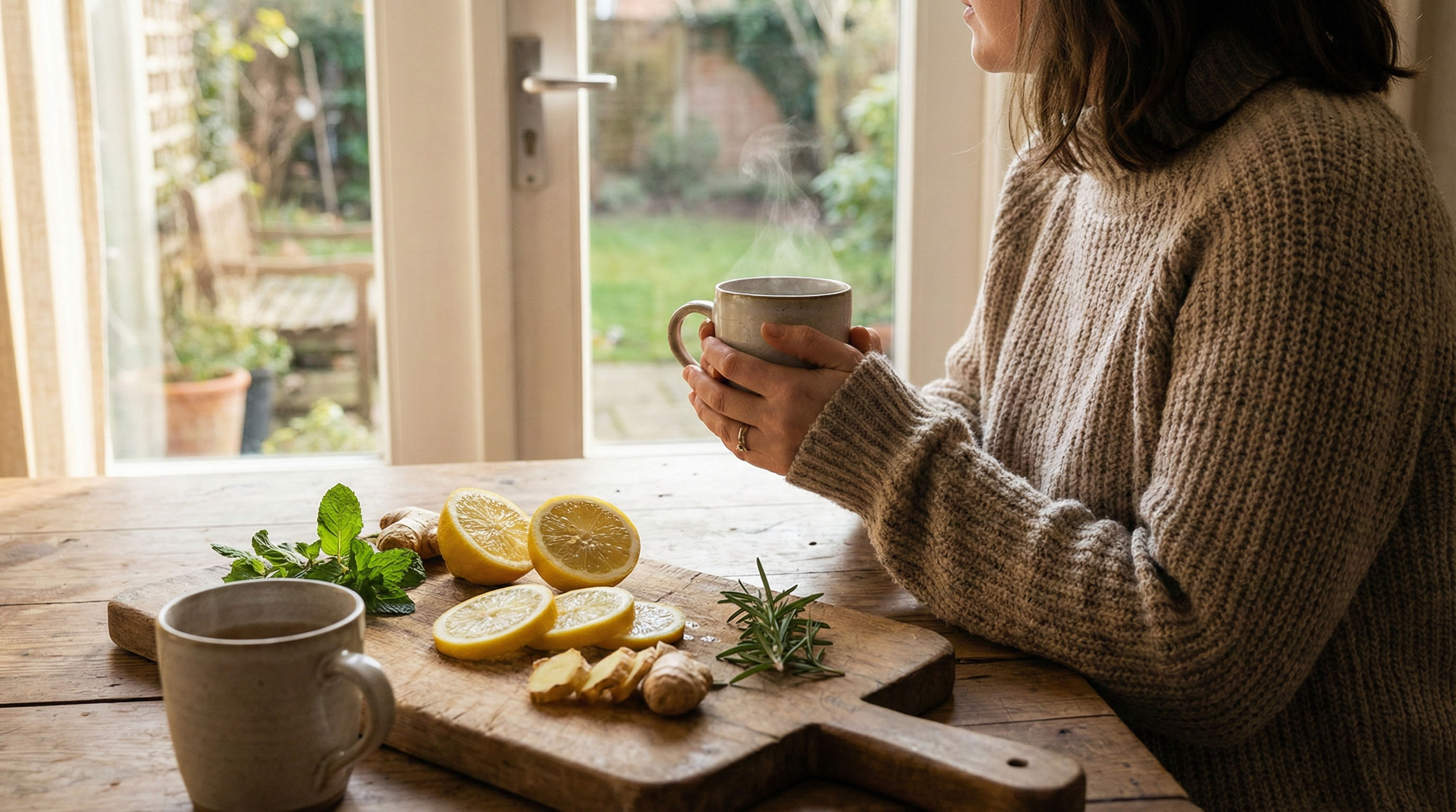 Preparing a herbal detox tea
